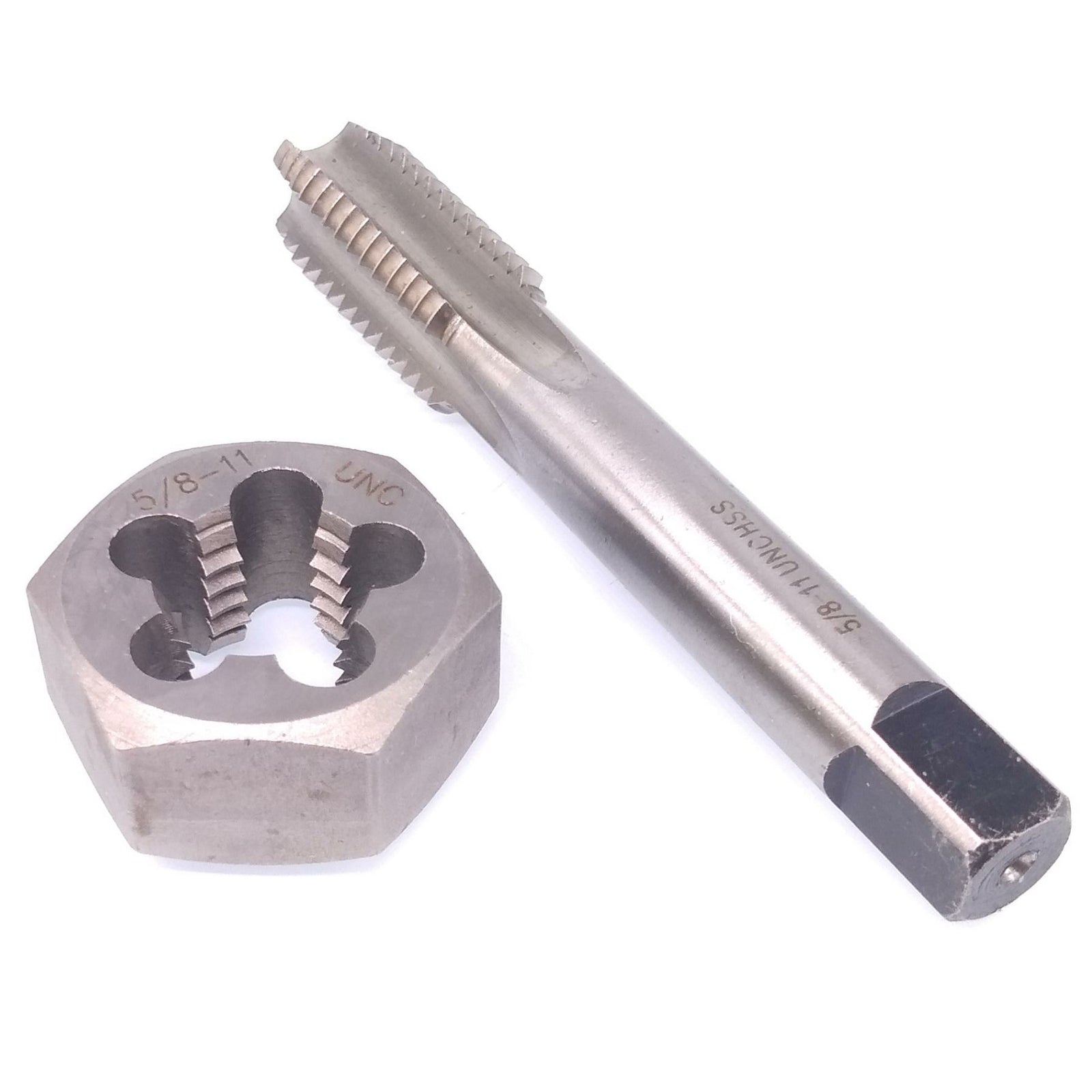 AU Stock HSS 5/8-11 Tap & 5/8-11 Hexagon Die Thread Right Hand Set