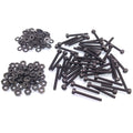 200x M2 x 16mm Socket Head Cap Screws Alloy Steel Allen Socket Drive Nuts Washer