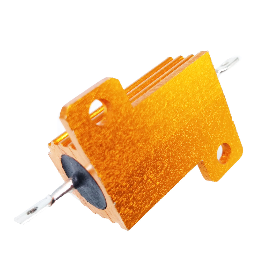 US Stock 2pc 200ohm 200R 25W Watt Aluminum Housed Metal Case Wirewound Resistors