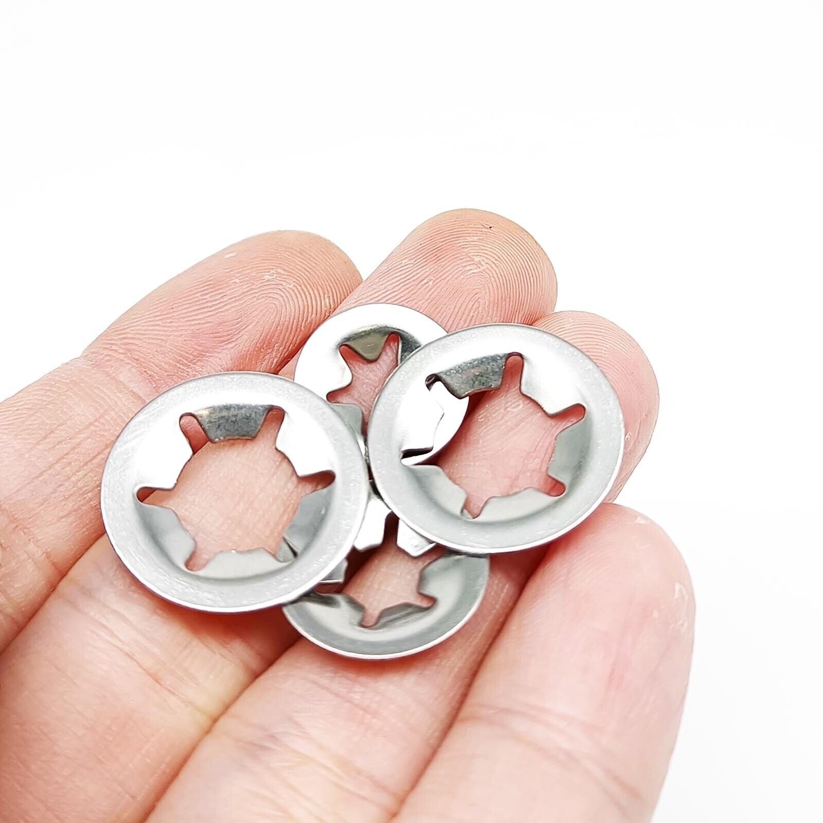 350pc M2.5-M10 304SS External Circlip Push-on Retaining Clip Shaft Snap Ring Set
