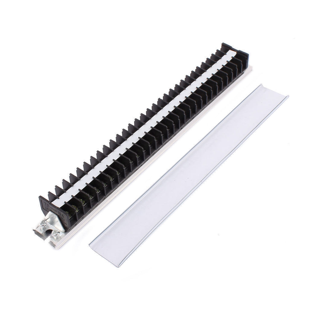 US Stock 660V 15A Double Row 30 Position Screw DIN Rail Terminal Block TD1530