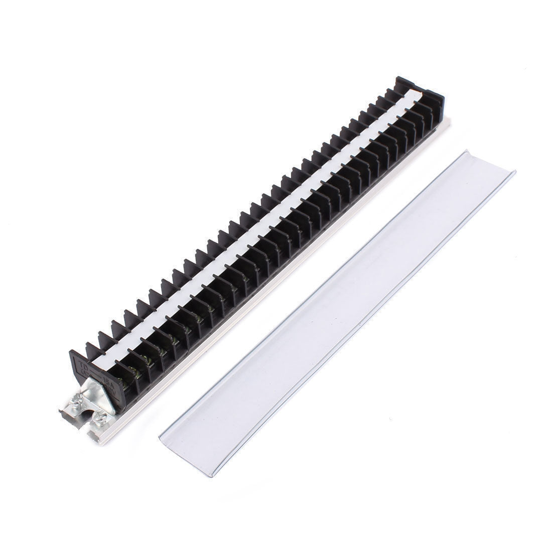 US Stock 660V 15A Double Row 30 Position Screw DIN Rail Terminal Block TD1530