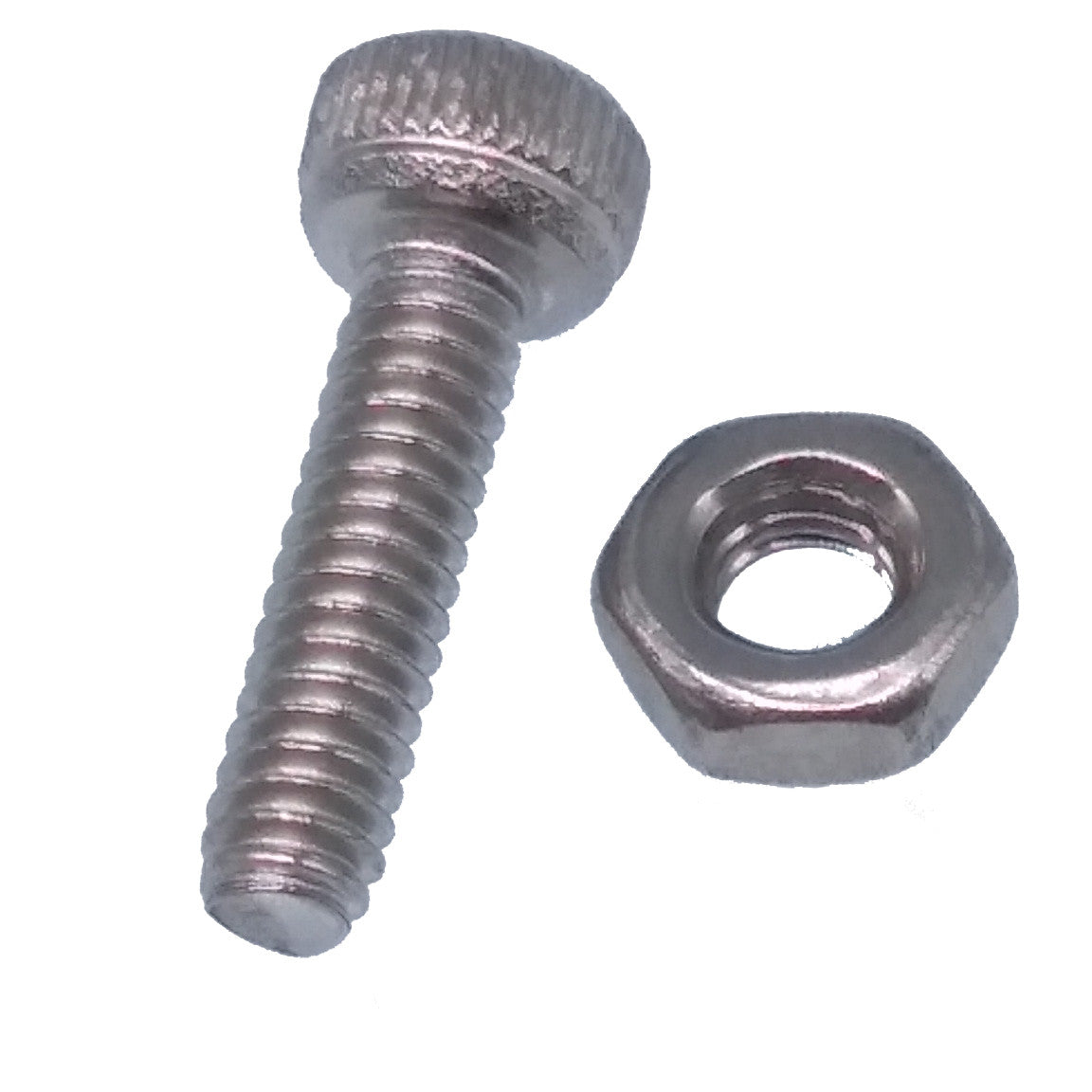 US Stock 50pc M2 x 8mm Hex Socket Screw Bolt Knurling DIN912 Stainless Steel Nut
