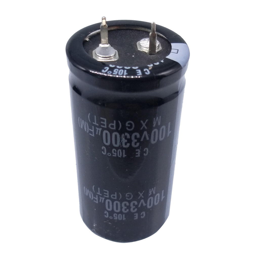US Stock 2pcs Electrolytic Capacitors 3300uF 3300mfd 100V +105℃ Radial 25 x 50mm
