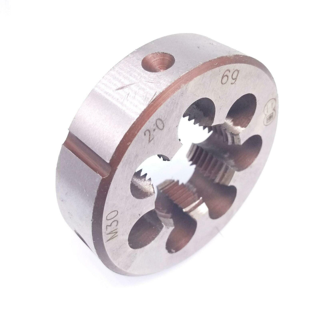 HSS M30 x 2mm Taper & Plug Tap & M30 x 2mm Die Metric Thread Right Hand