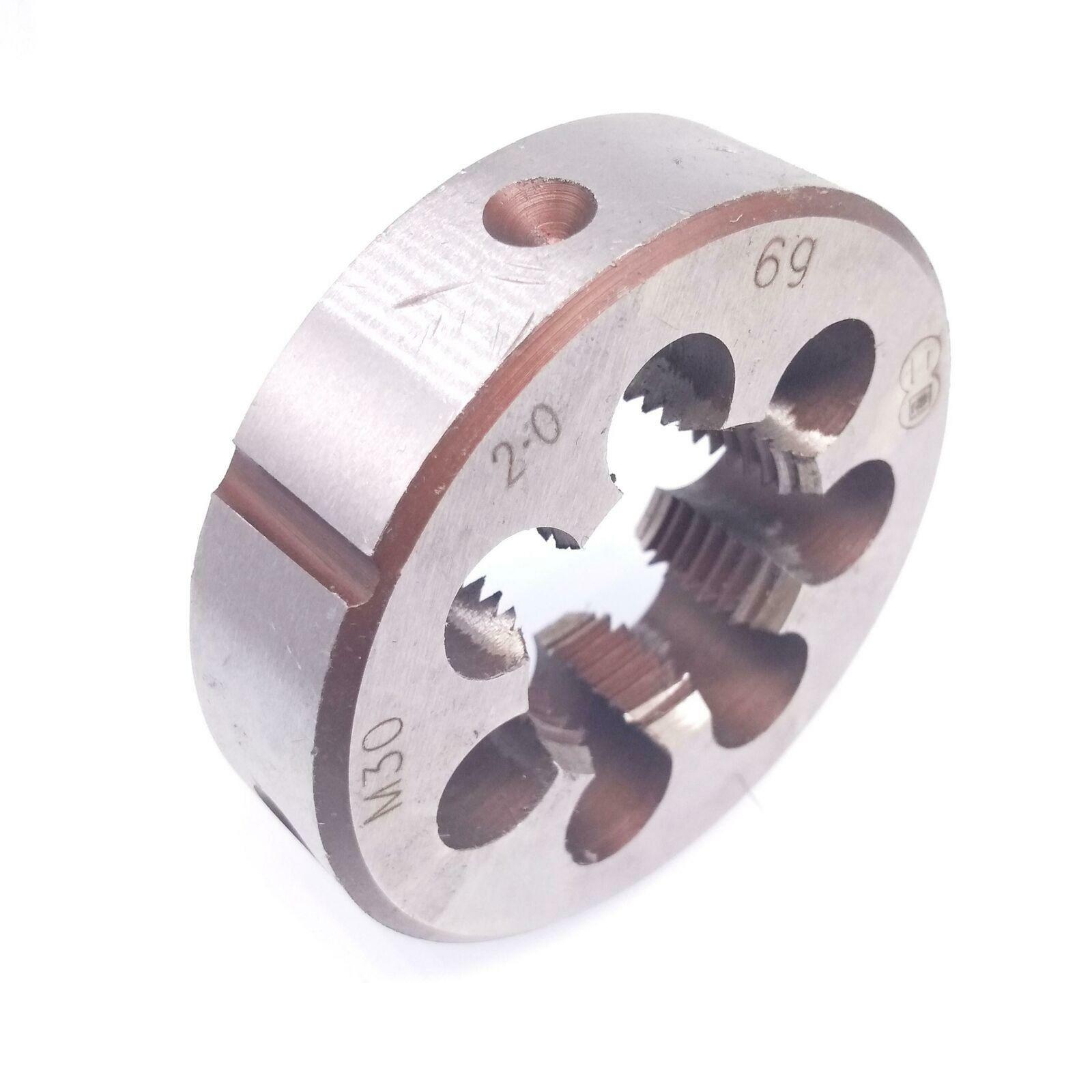 HSS M30 x 2mm Taper & Plug Tap & M30 x 2mm Die Metric Thread Right Hand