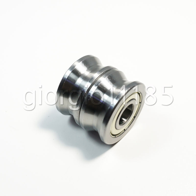 US Stock 2pc LV20/10 V Groove 10*30*14mm Ball Track Roller Guide Vgroove Bearing