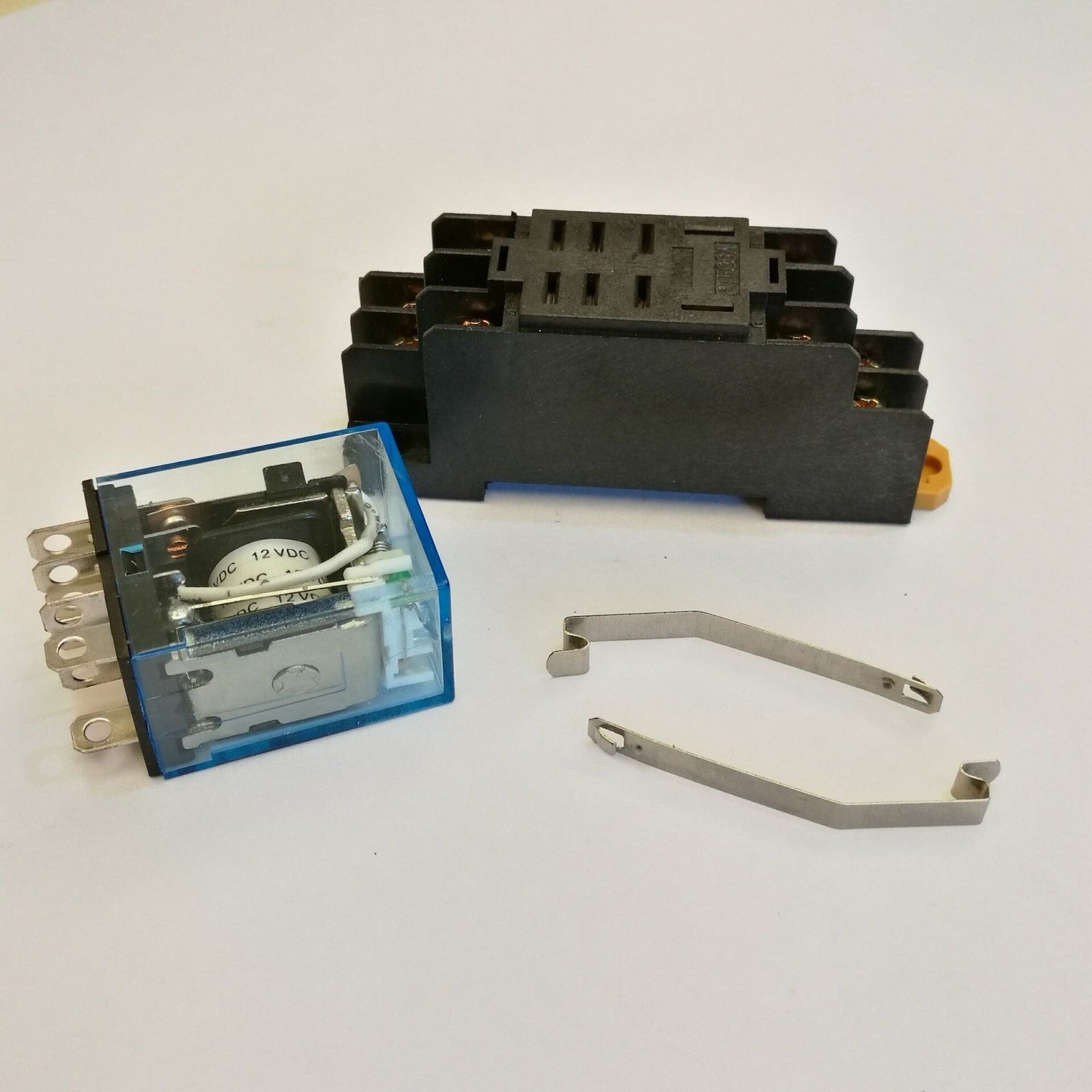 US Stock LY2NJ HH62P-L JQX-13F Relay 24V DC Coil 10A & PTF08A Socket Base