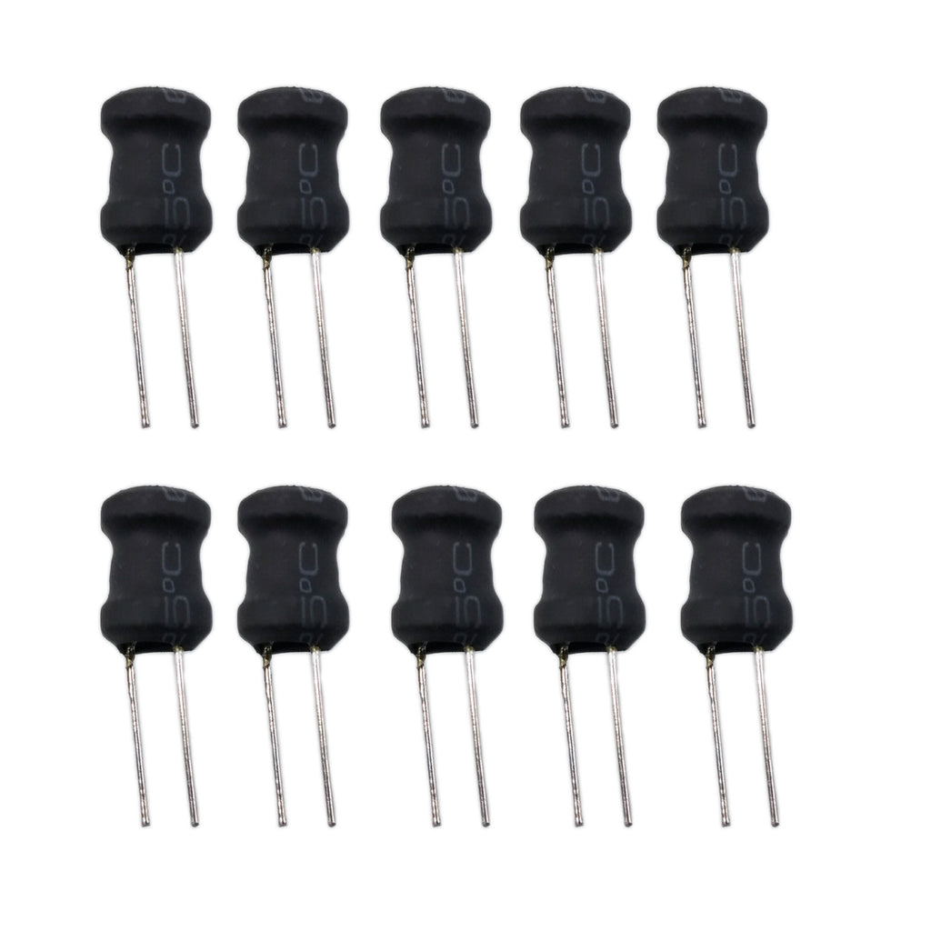 10pcs 100mH 104 Inductor Choke Radial Lead Power Inductor 8mm x 10mm