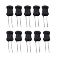 10pcs 100mH 104 Inductor Choke Radial Lead Power Inductor 8mm x 10mm