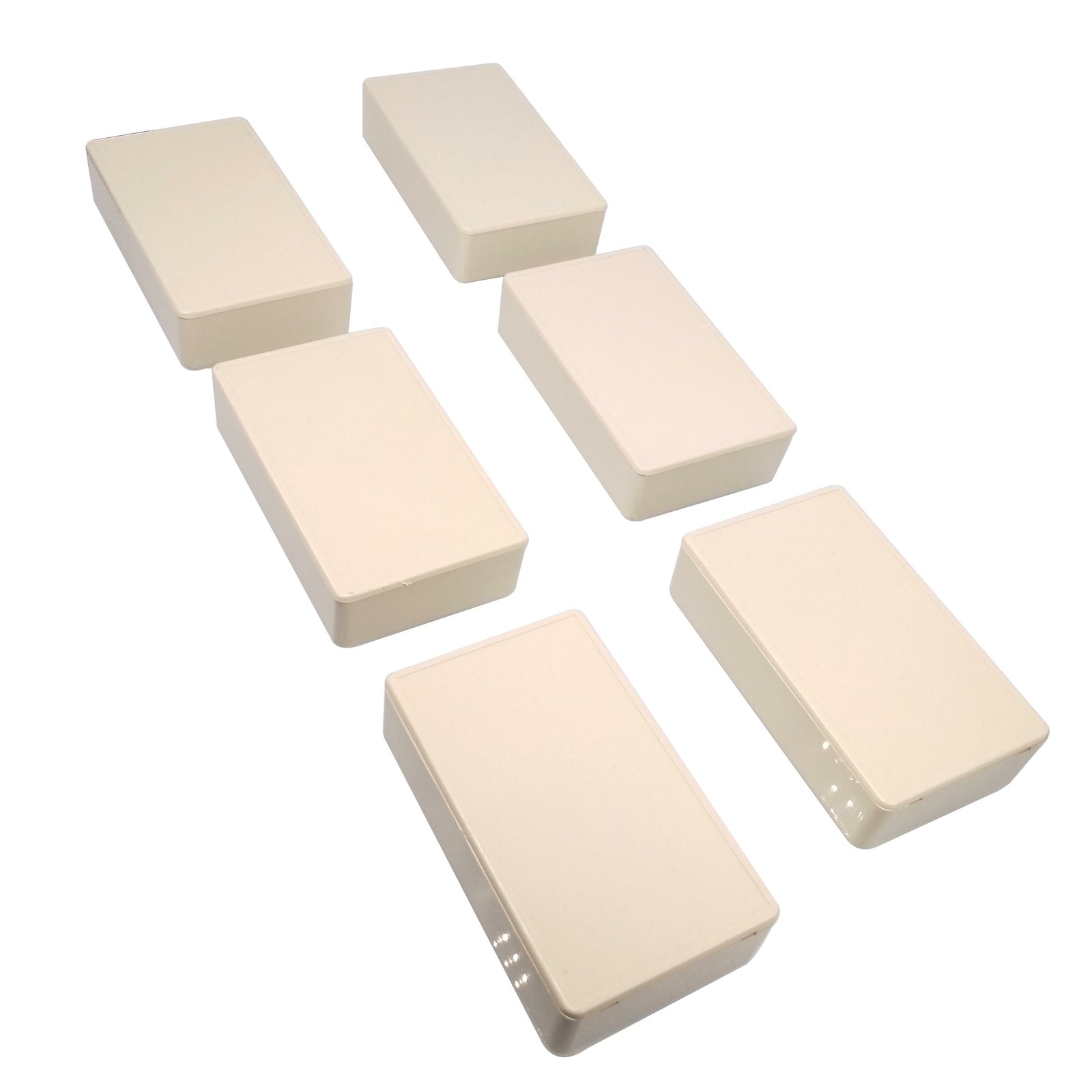 US Stock 6pcs Plastic Project Box Electronic Enclosure Case DIY 25 x 60 x 100mm