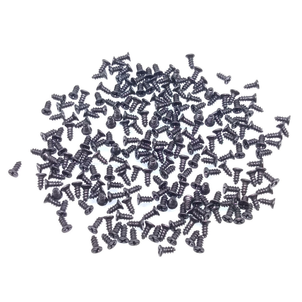 AU Stock1000pcs M1.2 x 3mm Phillips Flat Head Small Self Tapping Screws