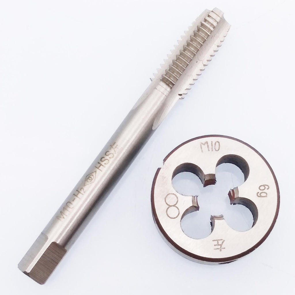 AU Stock HSS M10 x 1.5mm Tap & M10 x 1.5mm Die Metric Thread Left Hand