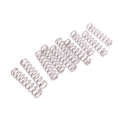 10x 0.6mm Wire Dia Stainless Steel Compression Spring Pressure OD 5mm Length 20