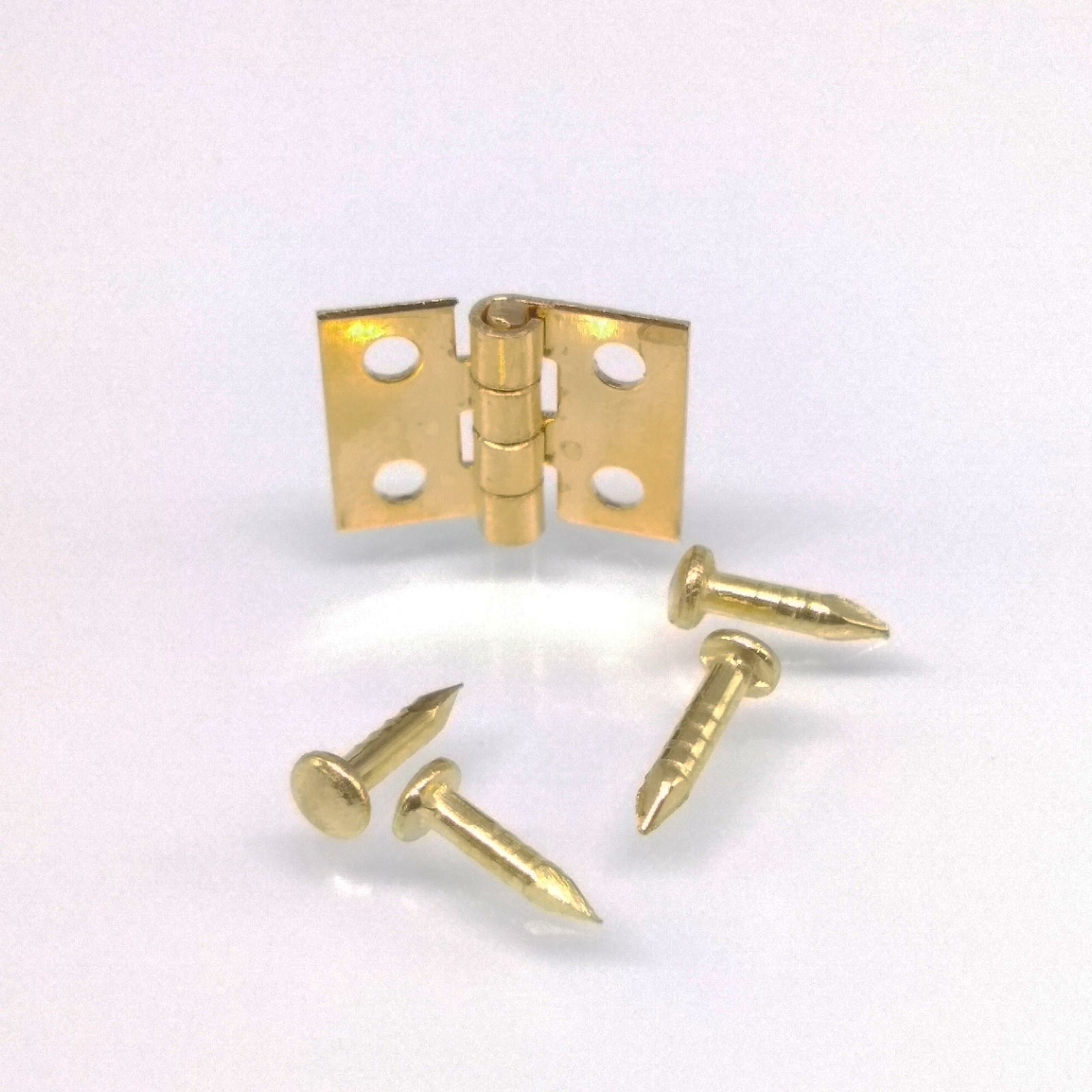 US Stock 50x Mini Jewelry Chest Gift Wine Music Box Dollhouse Cabinet Door Hinge