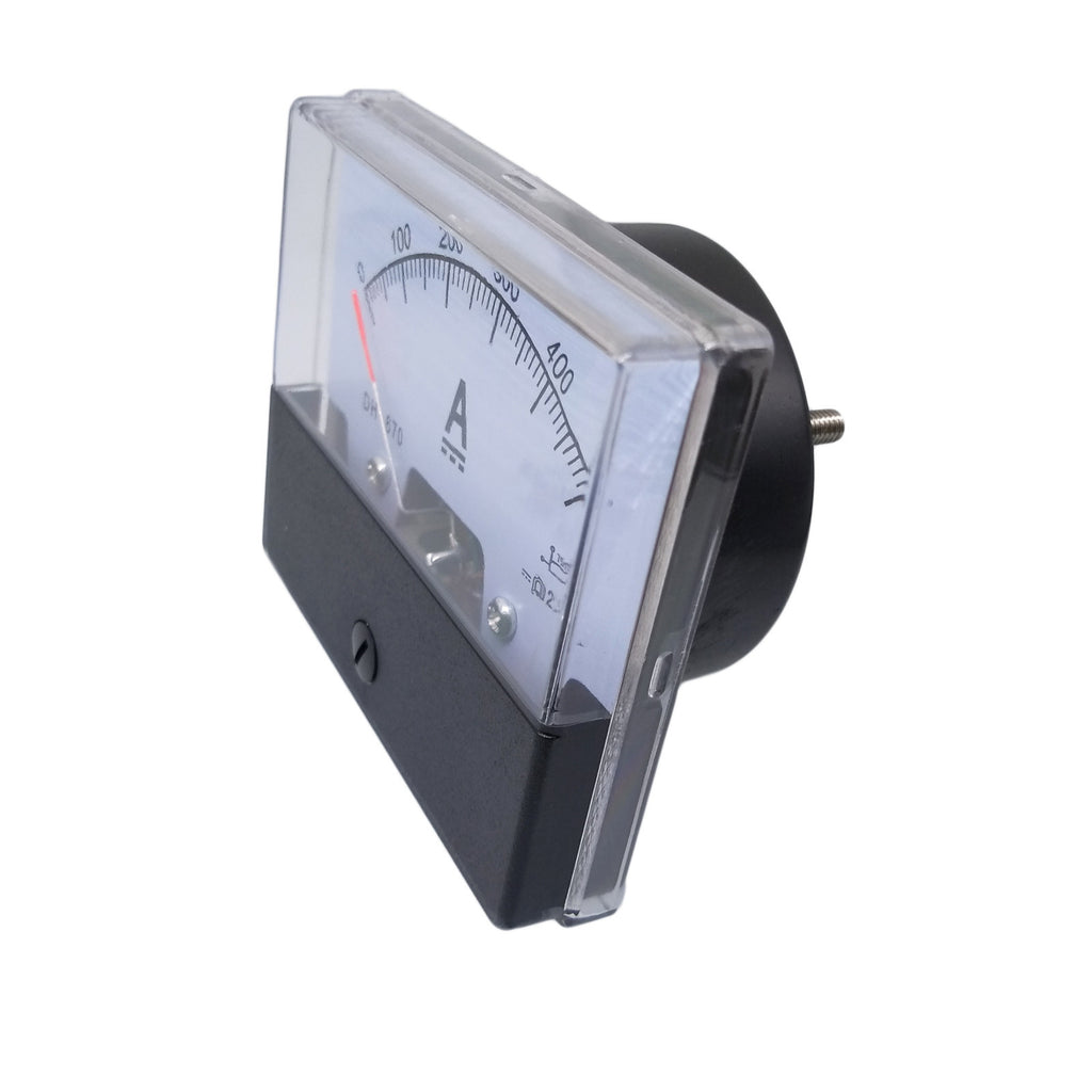 US Stock Analog Panel AMP Current Ammeter Meter Gauge DH-670 0-500A DC & Shunt