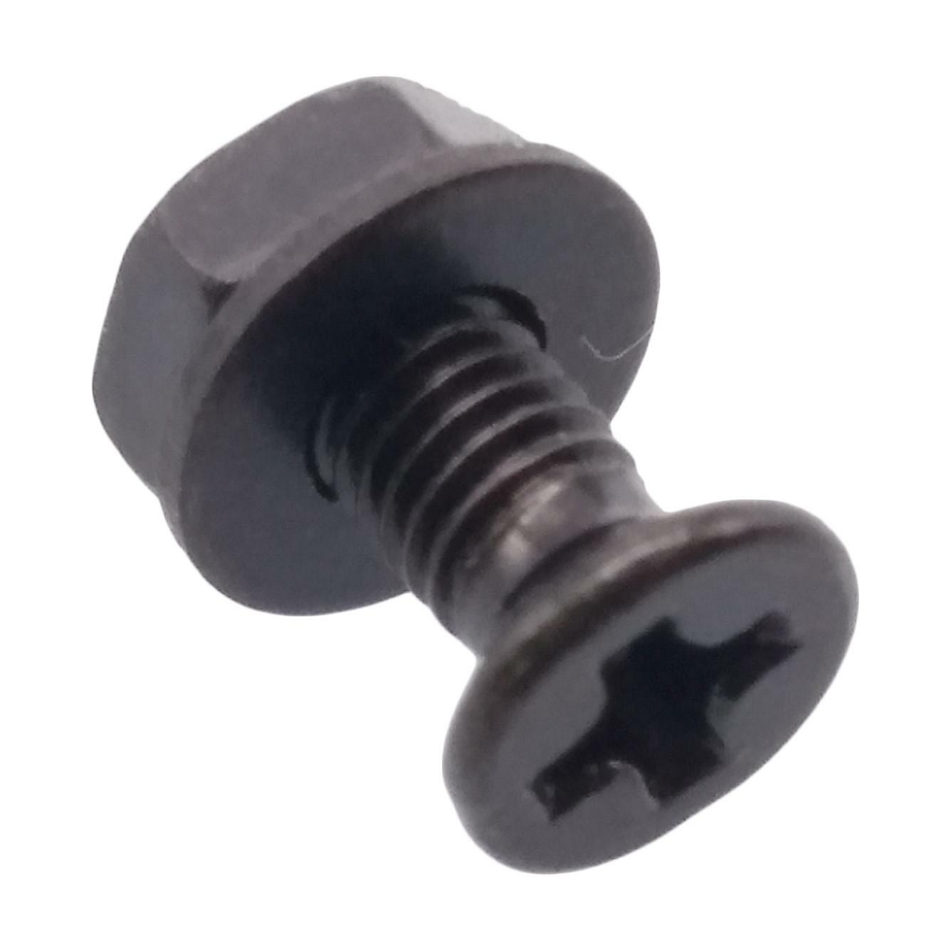 500pcs M3 x 10mm Flat Head Black Screws with Nuts Washers