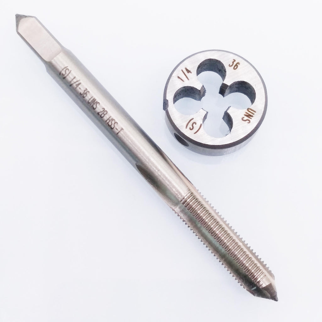 US Stock HSS 1/4-36 UNS Tap & 1/4-36 UNS Die Right Hand