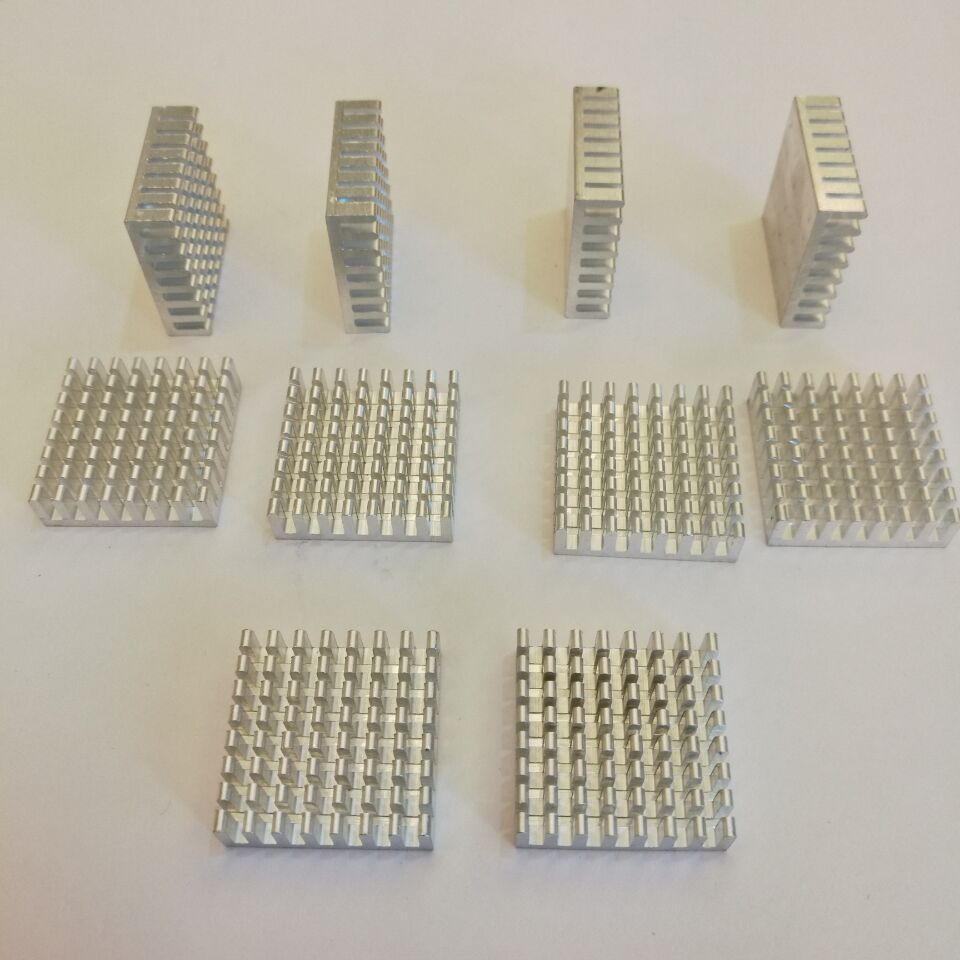 US Stock 10pcs 28mm x 28mm x 8mm Aluminum Heatsink For IC MOSFET SCR CP LED AH01