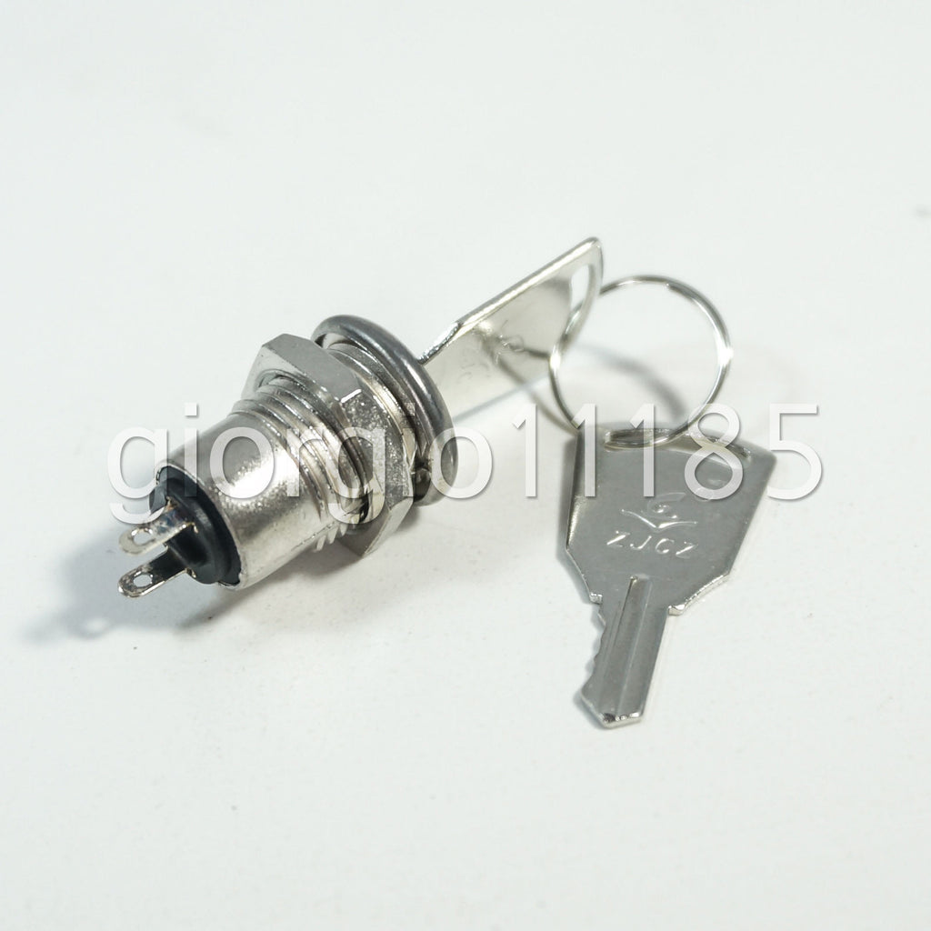 US Stock 2Set Key Switch OFF-ON Lock Metal Toggle Lock Security KS-02 Electronic