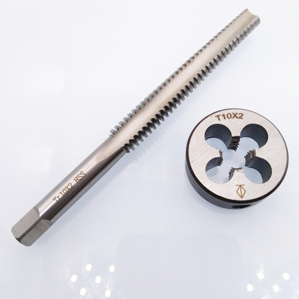 US Stock HSS TR10 x 2mm Tap & TR10 x 2.0mm Die Metric Thread Right Hand