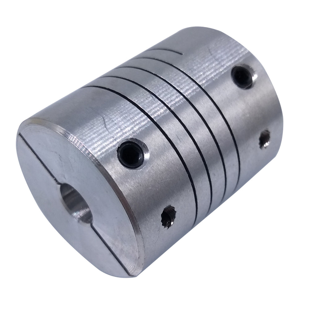 US Stock 6.35 x 9.5mm 1/4" x 3/8" Flexible Shaft Coupling Rigid Coupler D25 L30