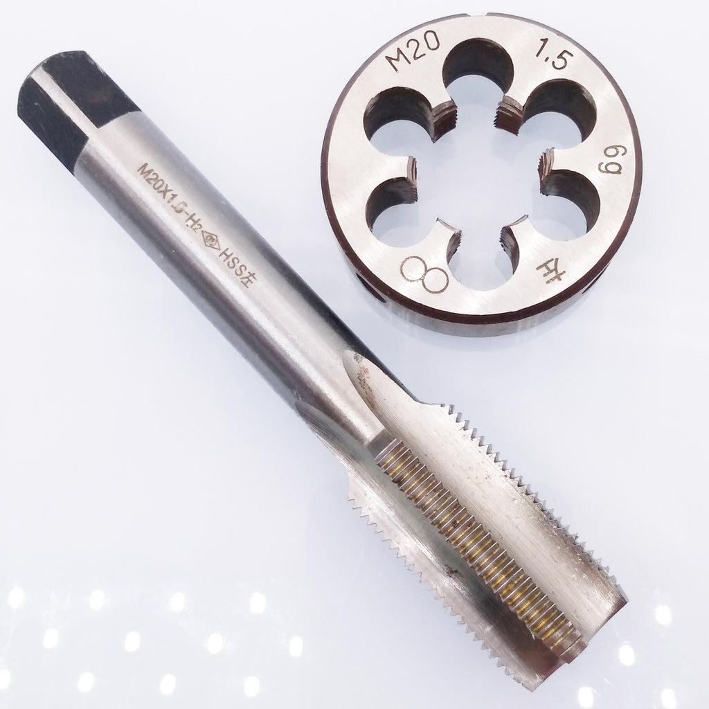 US Stock HSS M20 x 1.5mm Tap & M20 x 1.5mm Die Metric Thread Left Hand