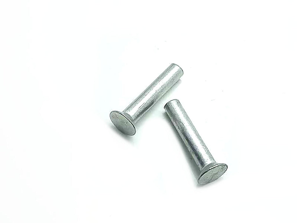 US Stock 100x 5mm Dia 25mm Shank CSK Flat Countersunk Head Aluminum Solid Rivets
