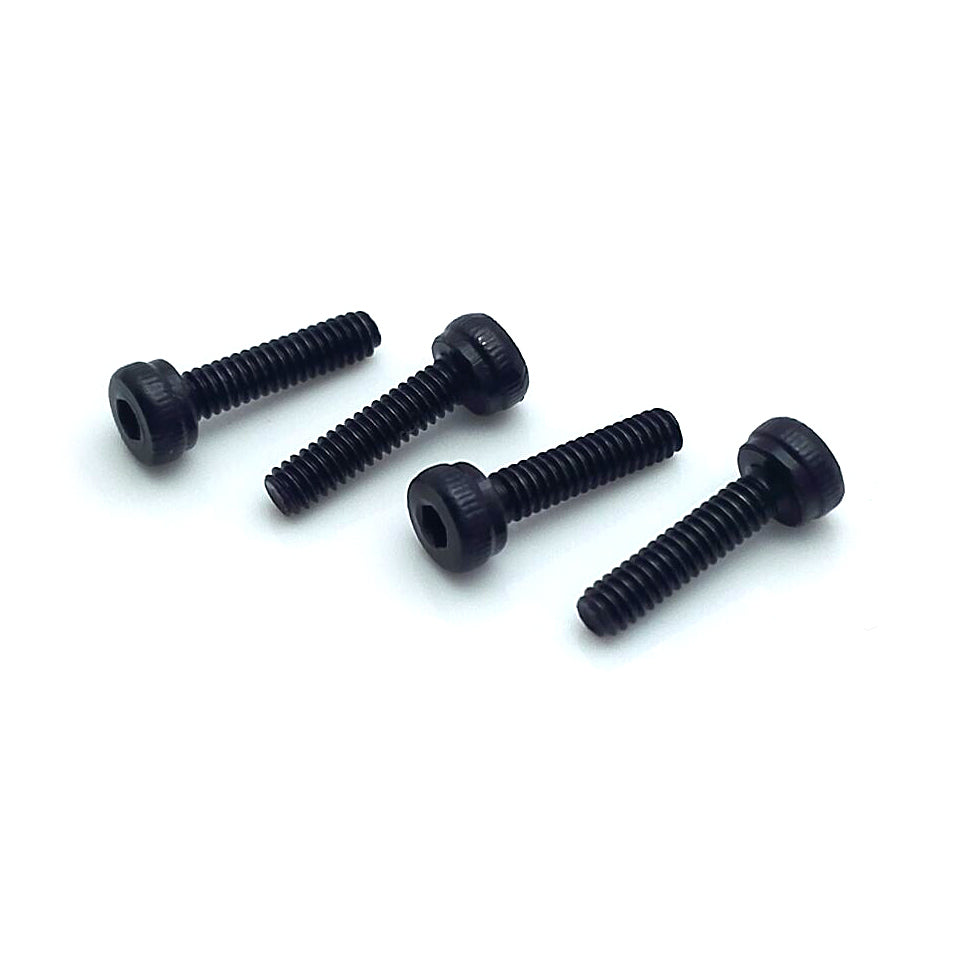 US Stock 50pcs M2 x 8mm Black Alloy Steel Allen Hex Socket Cap Head Screw DIN912