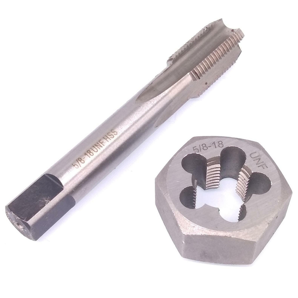 US Stock HSS 5/8-18 Tap & 5/8-18 Hexagon Die Thread Right Hand Set