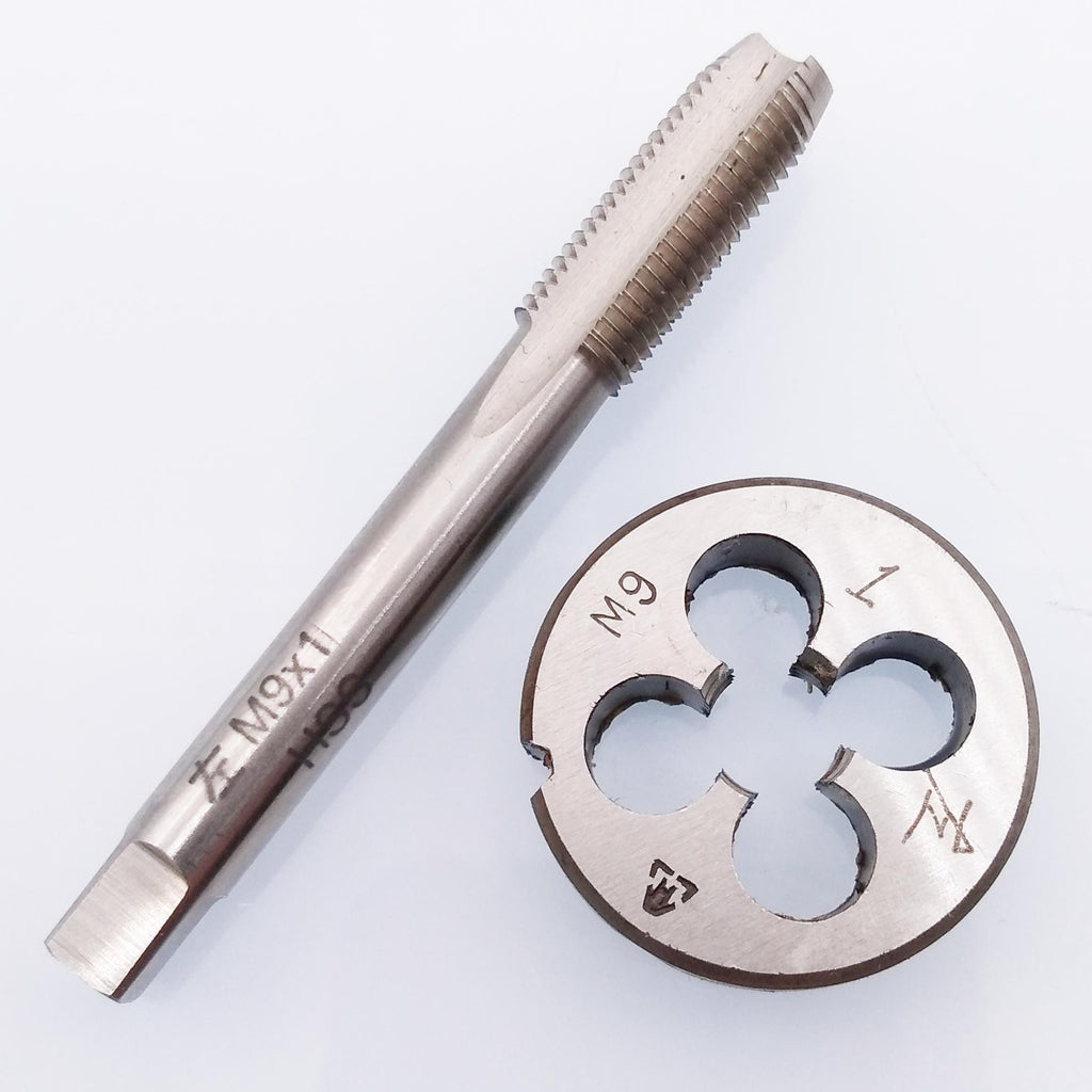 US Stock HSS M9 x 1mm Tap & M9 x 1.0mm Die Metric Thread Left Hand
