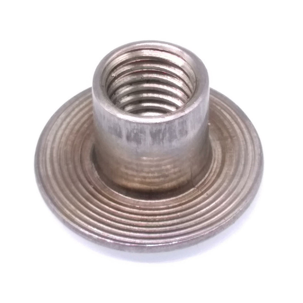 50pcs M10 x 12 Cold Heading Round Base Weld Nut Through-Hole Insert Tee Nut