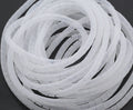 US Stock 8.5M 29.52ft Roll 10mm Spiral Wrapping Band Cable Management White ROHS