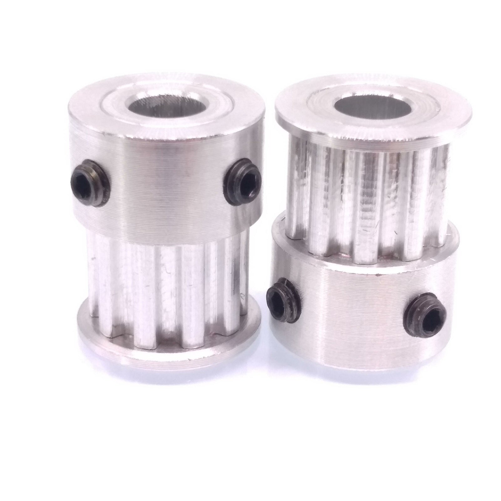 2x XL 10T Timing Belt Pulley Synchronous Wheel 7mm Bore For 10mm Width Belt