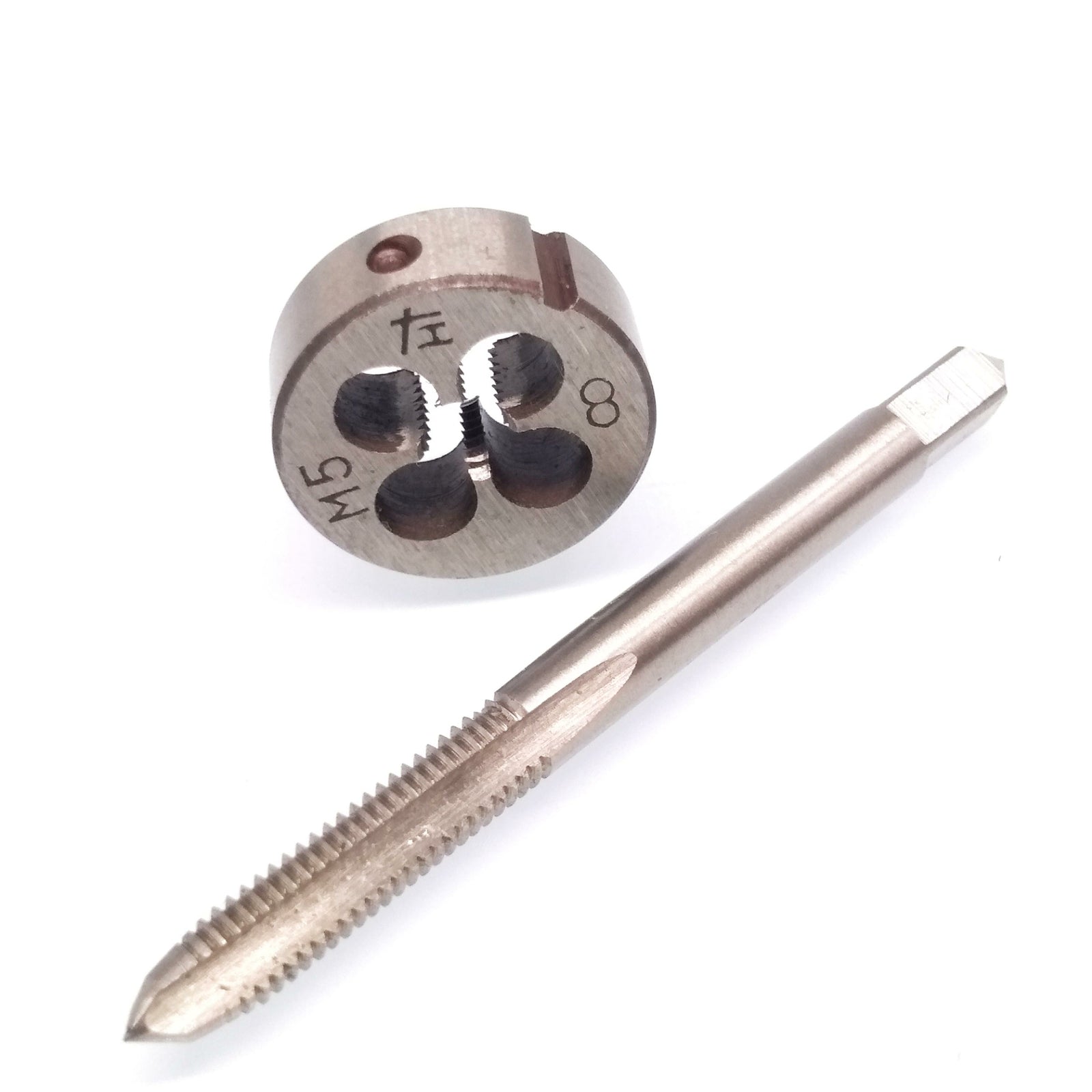 US Stock HSS M5 x 0.8mm Tap & M5 x 0.8mm Die Metric Thread Left Hand