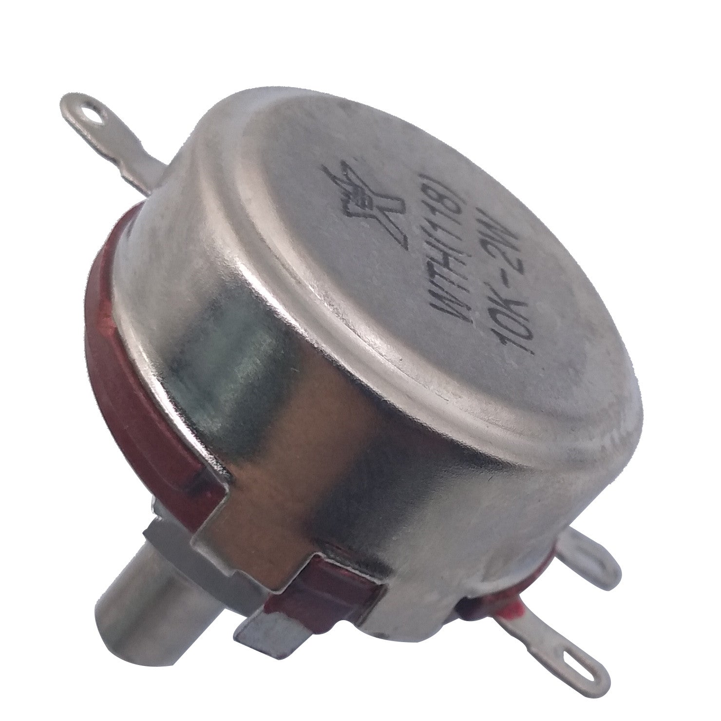 US Stock 2x 10K ohm 2W 6mm Round Shaft Rotary Taper Carbon Potentiometer WTH118