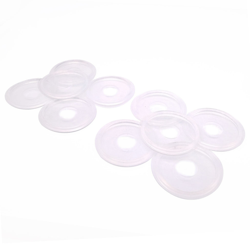 10pcs 19mm Sanitary Tri Clamp Silicon Gasket Fits 50.5mm OD Type Ferrule Flange