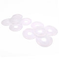 10pcs 19mm Sanitary Tri Clamp Silicon Gasket Fits 50.5mm OD Type Ferrule Flange