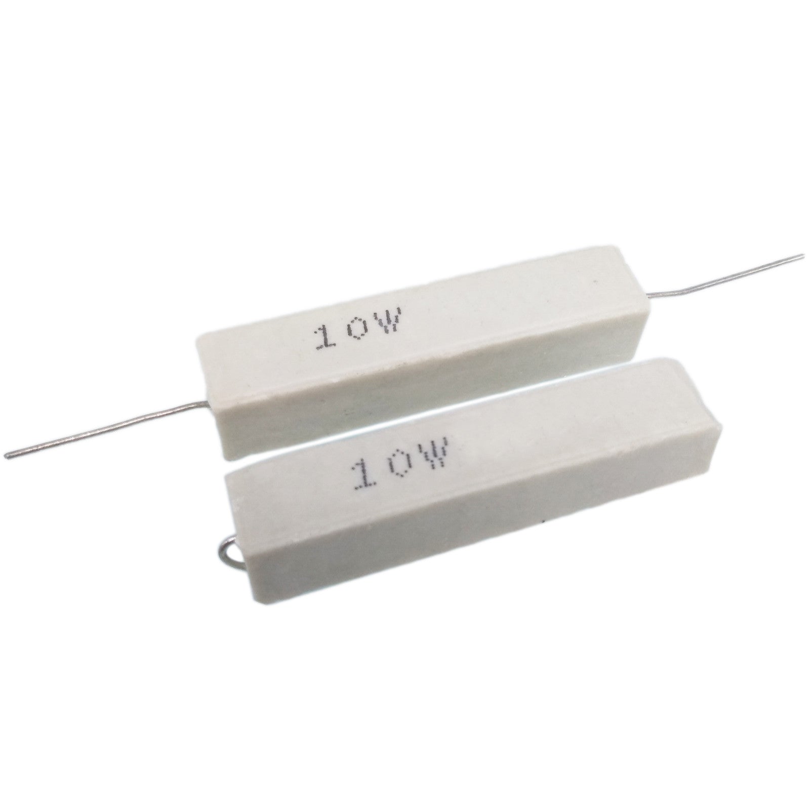 AU Stock 5pcs 10 ohm 10RΩJ 10 watt Axial Ceramic Cement Power Resistor 10W