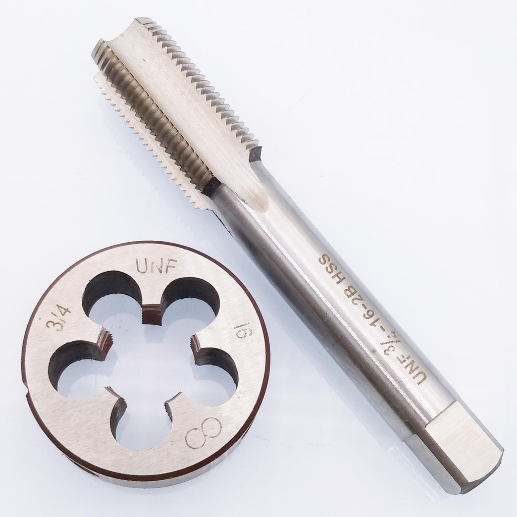 US Stock HSS 3/4-16 UNF Tap & 3/4-16 UNF Die Right Hand