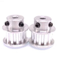 2x XL 12T Timing Belt Pulley Synchronous Wheel 5mm Bore For 10mm Width Belt