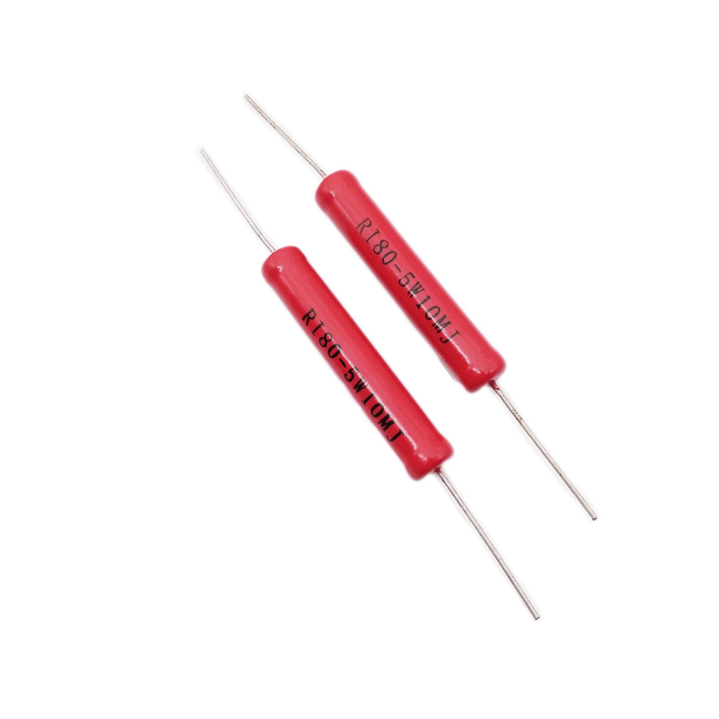AU Stock  2pcs 5W Watts 10KV High Voltage Glass Glaze Resistors 10M ohm