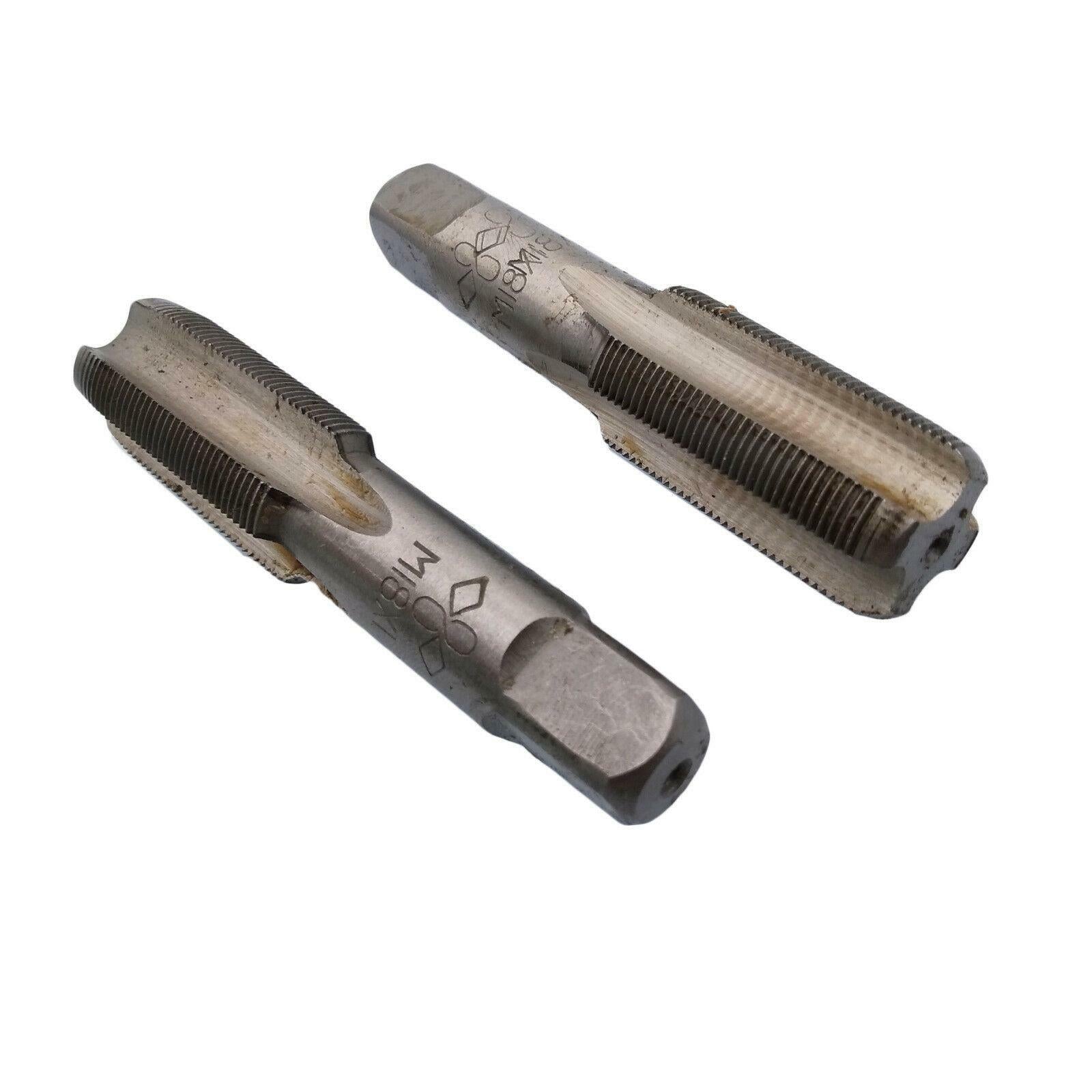 AU Stock HSS M18 x 1mm Taper & Plug Tap & M18 x 1mm Die Metric Thread Right Hand