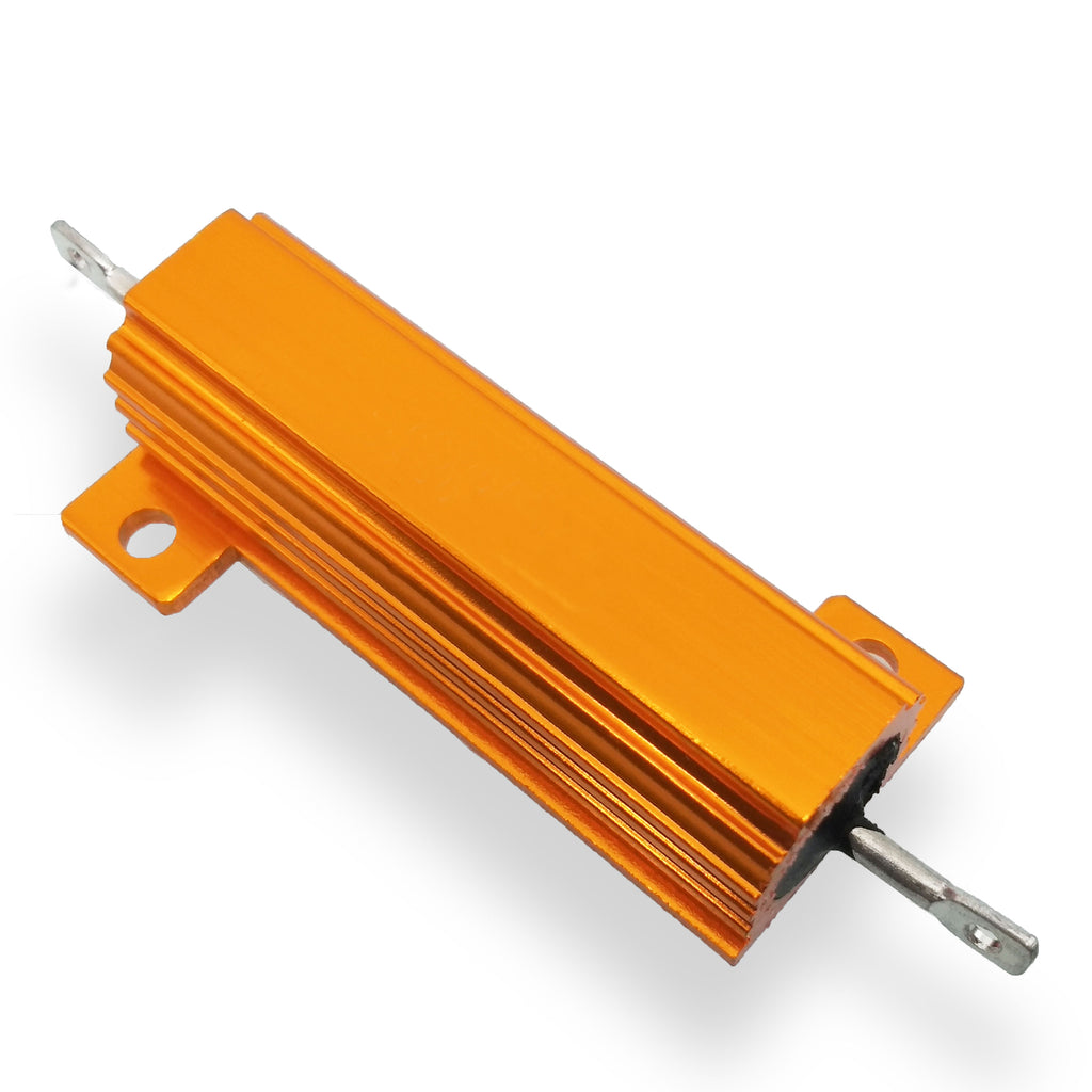 AU Stock 4pc 100 ohm 100 50W Watt Aluminum Housed Metal Case Wirewound Resistors