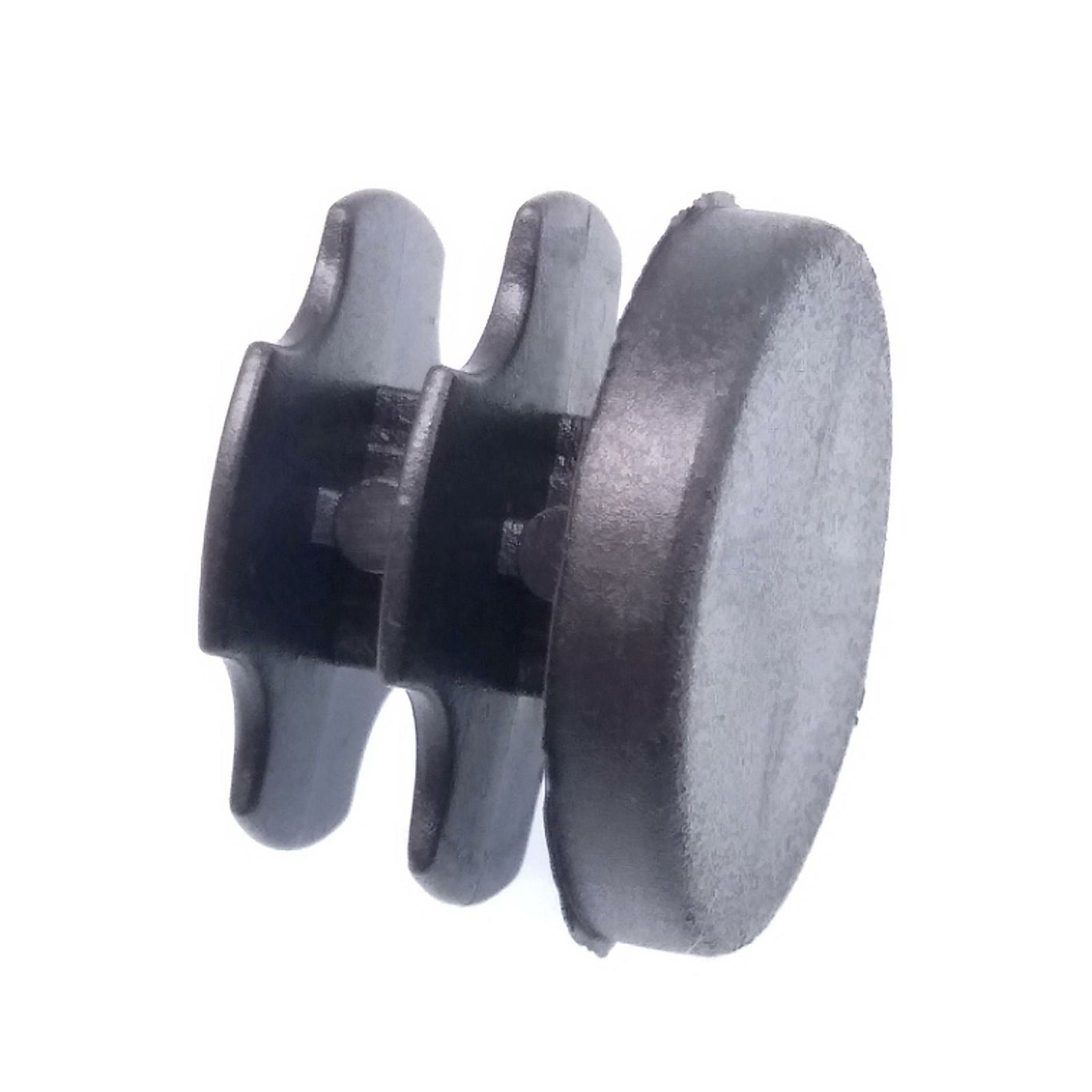 50pcs Round Plastic Black Blanking End Cap Caps Tube Pipe Inserts Plug Bung 19mm