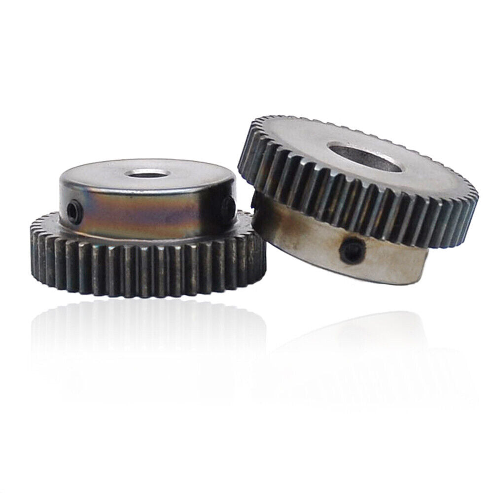 1 Mod Spur Gear Pinion C45 Steel Gear Motor Gear with Steps 60T Bore 8mm