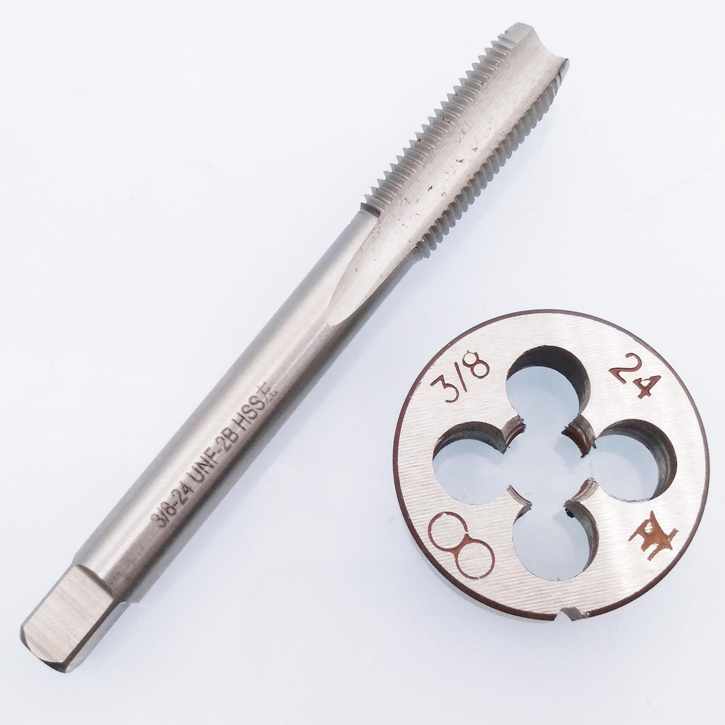 HSS 3/8-24 UNF Tap Left Hand & 3/8-24 UNF Die Left Hand