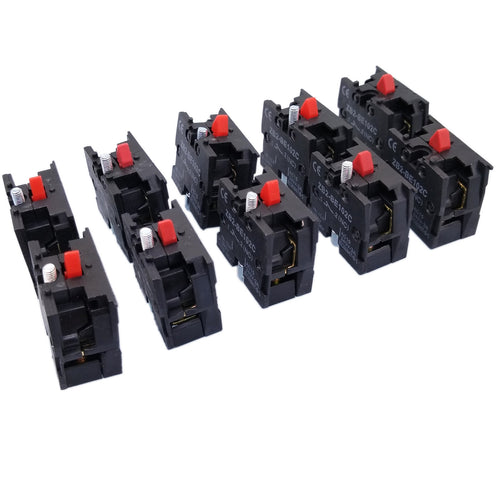 10x ZB2-BE102C NC Contact Block Replaces Tele Replacement For XB2 Model