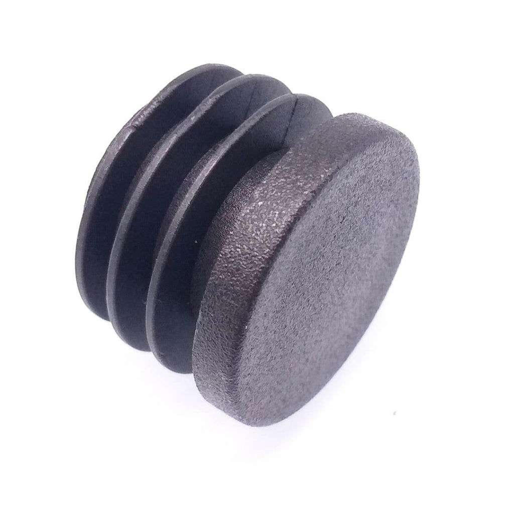 50pcs Round Plastic Black Blanking End Cap Caps Tube Pipe Inserts Plug Bung 20mm