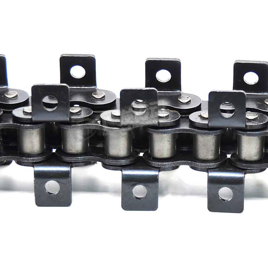1.5M 08B-1 Roller Chain Drive Chain 1/2" Bent Ear Width 9.5mm +Chain Lock